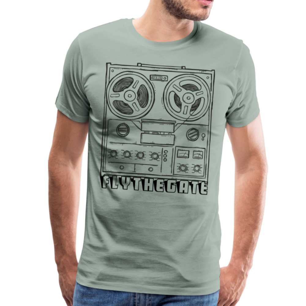 FlyTheGate "Reel-to-Reel Men's Premium T-Shirt - flythegate