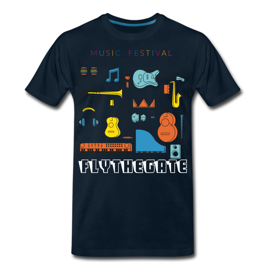 FlyTheGate "Reggae Fest" Men's Premium T-Shirt - flythegate
