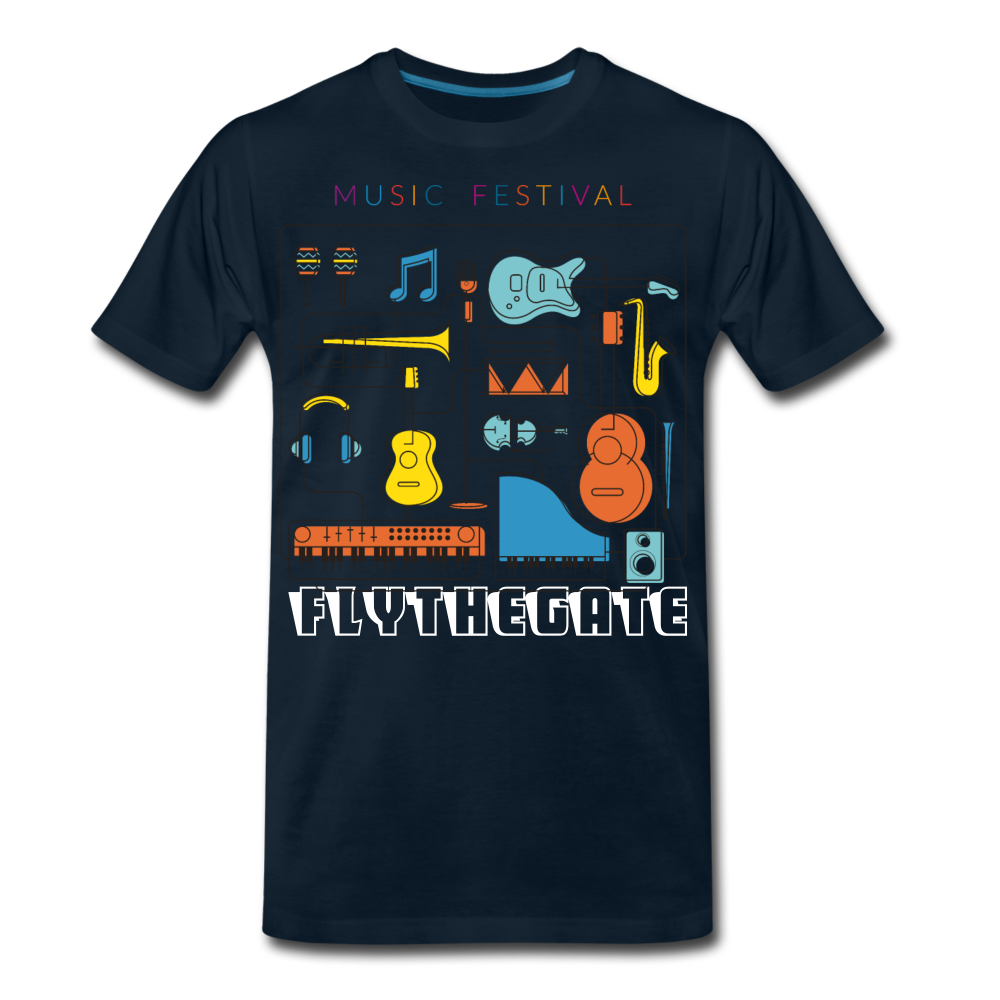 FlyTheGate "Reggae Fest" Men's Premium T-Shirt - flythegate