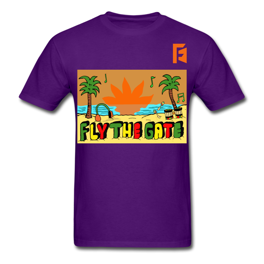FlyTheGate "Sun Leaf" T-Shirt - flythegate